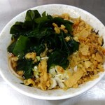 田舎そば かさい - ワカメたぬきそば