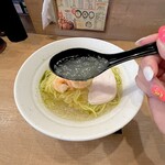 鶏専門 らーめん銀 - 冷やし塩ジュレラーメン　1000円
      〜魅惑の翡翠〜（夏季限定）