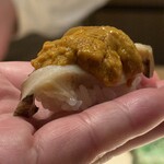 鮨 一幸 - 鮑雲丹