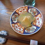 蕎麦割烹 ながの - 突出しの冬瓜