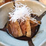 蕎麦割烹 ながの - 揚げ茄子と合鴨の山椒醤油焼き