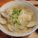 店内製麺 さくら - 特選極上はまぐり潮麺（太麺）