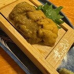 よし庵 - 生ウニ ¥1,320