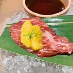 羊と饂飩 - 雲丹もたっぷり♡