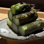 炭焼 おかげさん - 北海道押谷ファーム産アスパラ