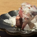 炭焼 おかげさん - 高坂鶏白肝刺し