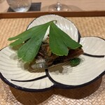 御料理 貴船 - 高知産の銀杏と鮎