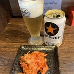 麺や 紡 - 中々美味しい　キムチ