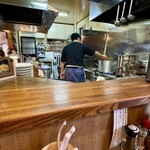 中華蕎麦　丹 - 厨房と店主