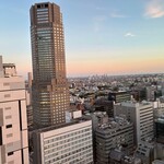 レストランアビエント - 美しい夕焼けも見えました