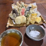 ちわき - 野菜の天ぷら盛り合わせ