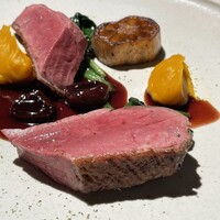 Orby Restaurant - 小鴨のロースト　さくらんぼソース　南瓜