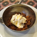 インド料理 パリワル - にんじんハルワとアイスが合う〜♪