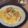 日光くじら食堂 - 担々和風カルボナーラ（1800円）