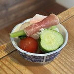 日光くじら食堂 - セットサラダ