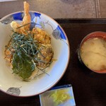 レストラン　来萩 - 海鮮天丼1,250円