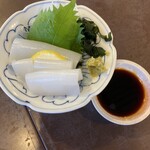 レストラン　来萩 - ○剣先いかのお刺身750円