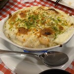 ビストロ HIRO - 海老ぷりぷりのクリーミーなグラタン