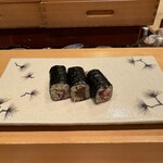 冨すし - トロの鉄火巻き 干瓢巻き