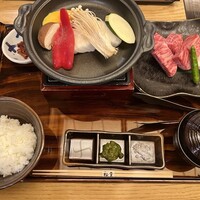 すき焼き 牛しゃぶ 松重 - 