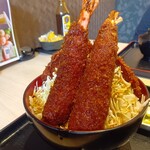 明治亭 - エビヒレ丼￥2190