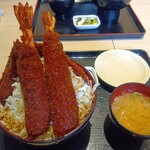 明治亭 - エビヒレ丼￥2190