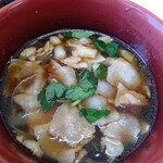 呑龍うどん 恋 - 肉汁そば￥500