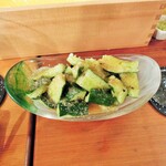 酒肴商店 アジト - しばきキュウリ