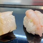 弥助寿司本舗 - あわび、甘海老