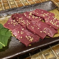 杏樹亭 - ハツ刺し　1000円