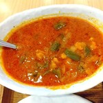 インドダイニング ドルガ - 今週の週替わりカレーは「ピーマンとチキン」です