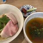 人力俥 - 数量限定！つけそば南高梅塩1100円税込