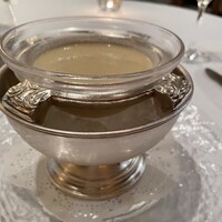 フランス料理 アジュール(ヨコハマ グランド インターコンチネンタル ホテル) - 焼きとうもろこし冷たいスープ