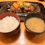 さわやか - げんこつハンバーグ 1,540円、和風セット 540円