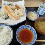 いもや - 海鮮天ぷら定食　1650円