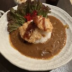 洋食キッチン シャトー - 【2025.7.30(水)】C:ミニカツカレーライス（並盛・カレー＋スープ）980円