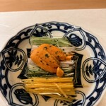 ひろ作 - 刻み野菜 生海胆さんでーす。③