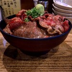 博多炊き餃子　池ぽん - 牛丼(肉2倍) 1,600円