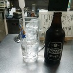 とん、とん、トン - 黒ホッピー、ナカ3.5でした