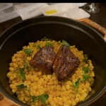 グルマンズ - フォア、モロコシ飯　また5分で完食☺️