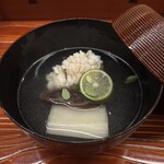 懐石 円相 - 鱧の碗物