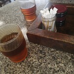 手打そば 島村 - 卓上