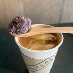 丸茶庵 - あんカフェラテ