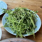 大衆食堂みゆき - 豆苗炒め