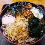 長寿庵 - 料理写真:旨辛ねぎの冷やしたぬきそば【期間限定】850円