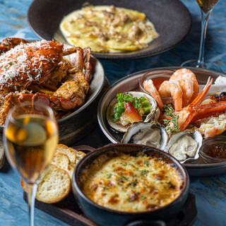 豊富なワインリストと魚介が主役のシンプルイタリアン