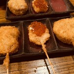 串揚げ とろろ鍋 華金 - 