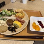 スーパーホテル - 料理写真:ハイ爺定食、嫁さんのヤツは、撮り忘れ間下このみT^T