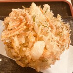 讃岐うどん酒場 川金 - ＋かき揚げ