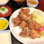 味納 - 鳥から揚げ定食(ライス小)　900-20=880円